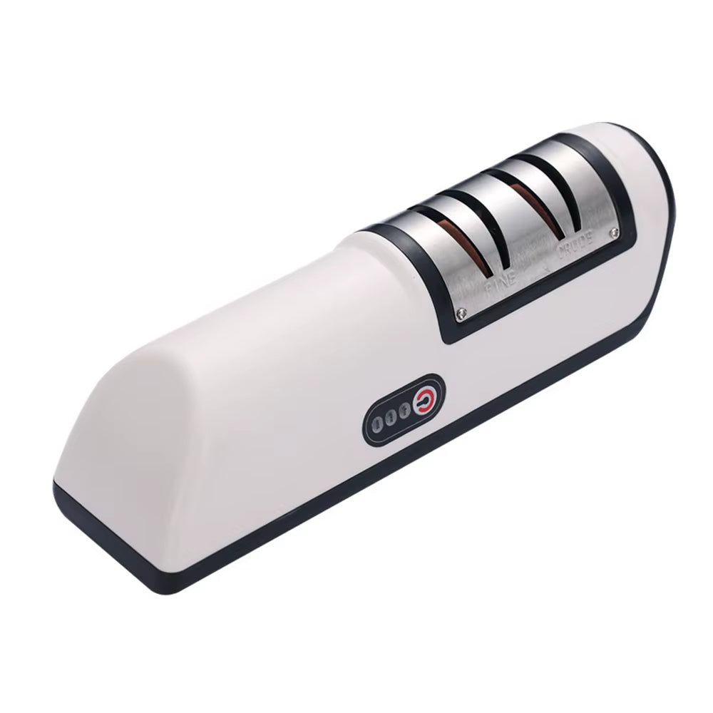 USB Rechargeable Electric Knife Sharpener Automatic Adjustable Kitchen Tool for Fast Sharpening Knives Scissors and Grinders